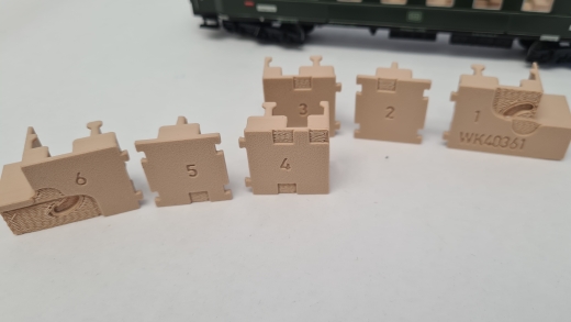 Inneneinrichtung für Märklin 40361 : Zugpackung Karwendel Express