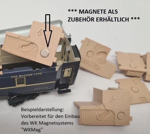 Inneneinrichtung für Märklin 40361 : Zugpackung Karwendel Express