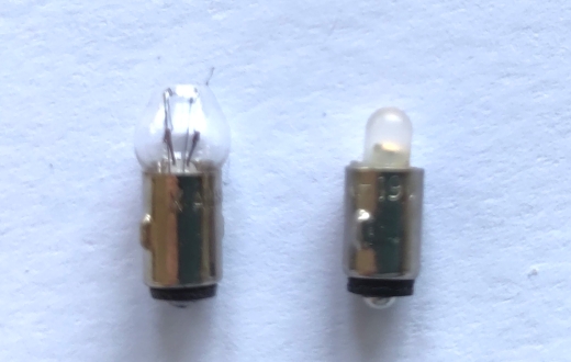 LED-Leuchtmittel (Ersatz für 600150) BA5S 19V