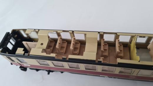 MF Inneneinrichtung für Märklin 4056: DB TEE Grossraumwagen