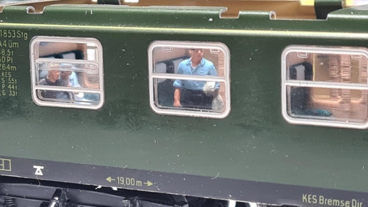 Inneneinrichtung für Märklin 4023, Primex 4197: D-ZUG Abteilwagen Mehrfarbig