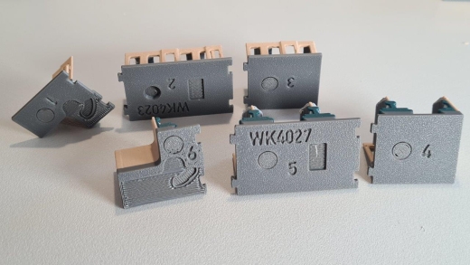 Inneneinrichtung für Märklin 4023, Primex 4197: D-ZUG Abteilwagen Mehrfarbig