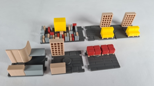 Inneneinrichtung für Märklin 4026 4044 40541 Primex 4009: DB Gepäckwagen Mehrfarbig