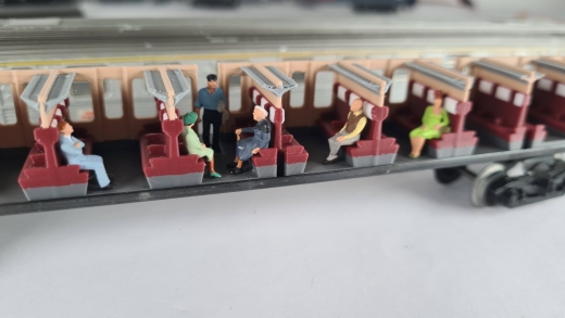 Inneneinrichtung für Märklin 4050: SNCF D-ZUG Personenwagen 1. Klasse Mehrfarbig