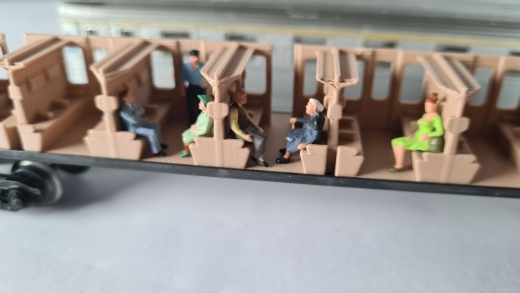 Inneneinrichtung für Märklin 4050: SNCF D-ZUG Personenwagen 1. Klasse Mehrfarbig