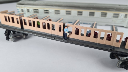 Inneneinrichtung für Märklin 4050: SNCF D-ZUG Personenwagen 1. Klasse Mehrfarbig