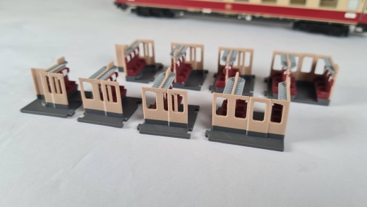 MF Inneneinrichtung für Märklin 4055 (4059 LED): DB TEE Abteilwagen