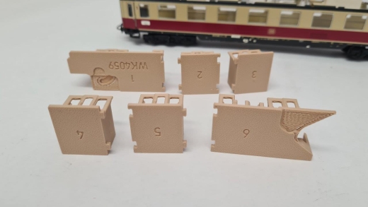 MF Inneneinrichtung für Märklin 4055 (4059 LED): DB TEE Abteilwagen