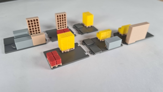 MF Inneneinrichtung für Märklin 4047: DB Postwagen