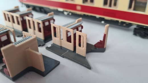 MF Inneneinrichtung für Märklin 4059: DB TEE Abteilwagen m. Schlusslicht