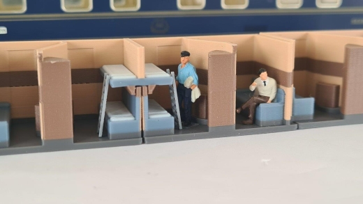 MF Inneneinrichtung für Märklin 4029: CIWL Internat. Schlafwagen