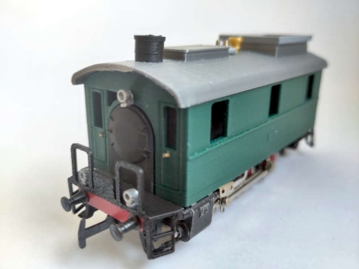 Kastendampflok VHE Ec 3/3 Nr. 5 : Umbausatz zu Basis Märklin 3000