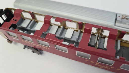 MF Inneneinrichtung für Märklin 4068: SBB Speisewagen (WR) RIC