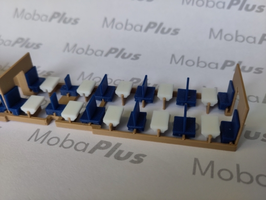 Inneneinrichtung für HAG Speisewagen EW I (9 Fenster)