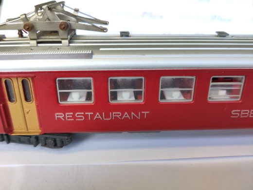 Inneneinrichtung für HAG Speisewagen EW I (9 Fenster)