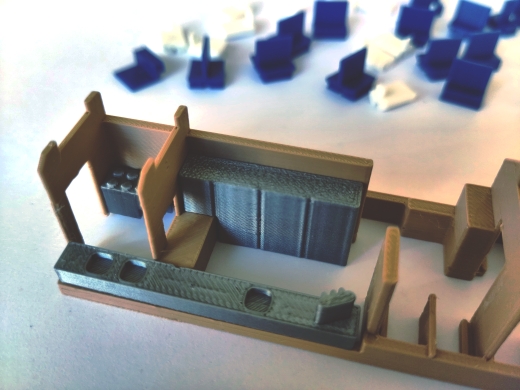 Inneneinrichtung für HAG Speisewagen EW I (10 Fenster)