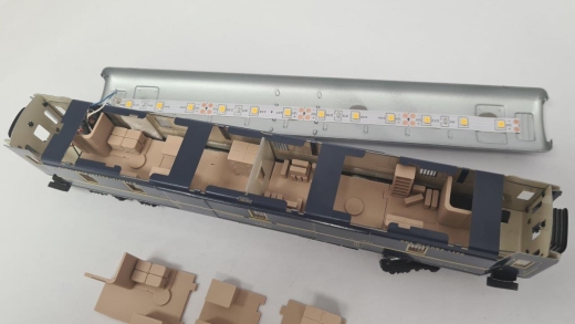 Inneneinrichtung für Märklin Primex 4186 40361 : Gepäckwagen CIWL