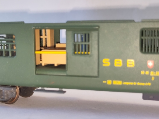 Inneneinrichtung für HAG EW I Gepäckwagen (Art. 410/411, 465/466, 766/767)