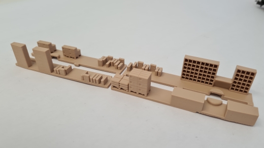 Inneneinrichtung für Märklin 348/4 4017: SBB Leichtstahl Gepäckwagen
