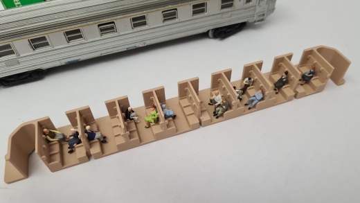 Inneneinrichtung für Märklin 4050: SNCF D-ZUG Personenwagen 1. Klasse