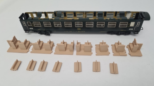 Inneneinrichtung für Märklin 4069: SNCB D-ZUG Liegewagen