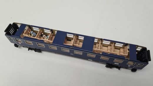 Inneneinrichtung für Märklin 4027 (4032): DB D-ZUG 1. Klasse Abteil