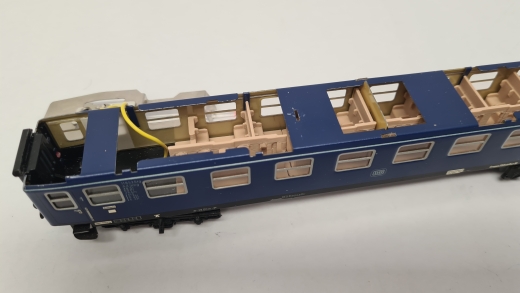 Inneneinrichtung für Märklin 4032: DB D-Zug 1. Klasse Abteilwagen