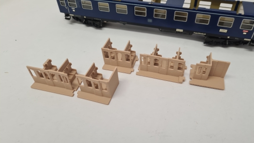 Inneneinrichtung für Märklin 4032: DB D-Zug 1. Klasse Abteilwagen