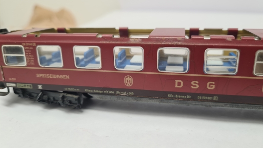 Inneneinrichtung (4-farbig) für Märklin 4024: DB D-ZUG Speisewagen (Sonderedition)