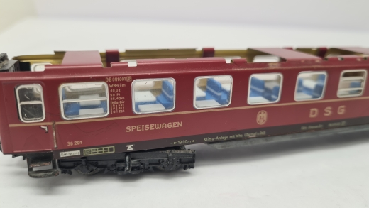 Inneneinrichtung (4-farbig) für Märklin 4024: DB D-ZUG Speisewagen (Sonderedition)