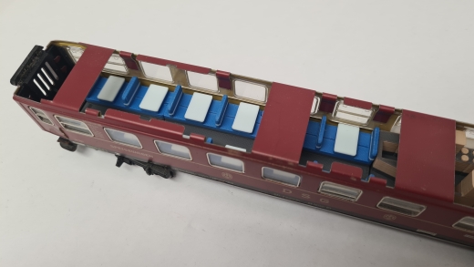 Inneneinrichtung (4-farbig) für Märklin 4024: DB D-ZUG Speisewagen (Sonderedition)