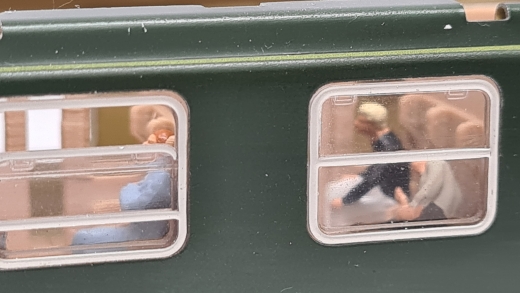Inneneinrichtung für Märklin 4023, Primex 4197: D-ZUG Abteilwagen