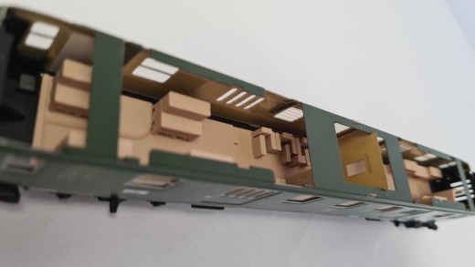 Inneneinrichtung für Märklin 4026 4044 40541 Primex 4009: DB Gepäckwagen
