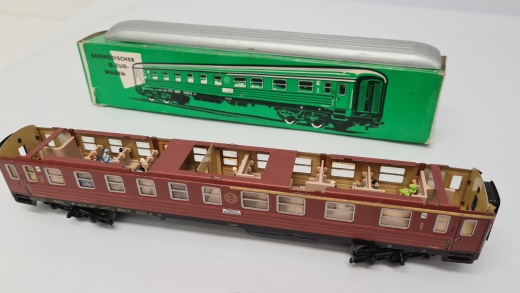 Inneneinrichtung für Märklin 4030: SJ Personenwagen 1./2. Klasse
