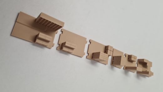 Inneneinrichtung für Märklin 4047: DB Postwagen