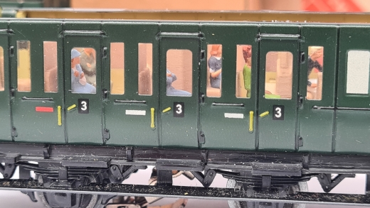Inneneinrichtung für Märklin 4004 4005 330/1 330/2: DR Abteilwagen