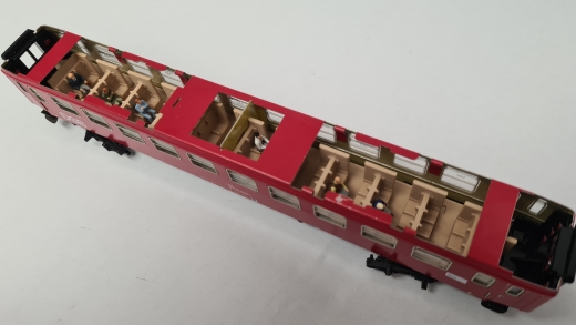 Inneneinrichtung für Märklin 4045: DSB Abteilwagen 2. Klasse (beige)