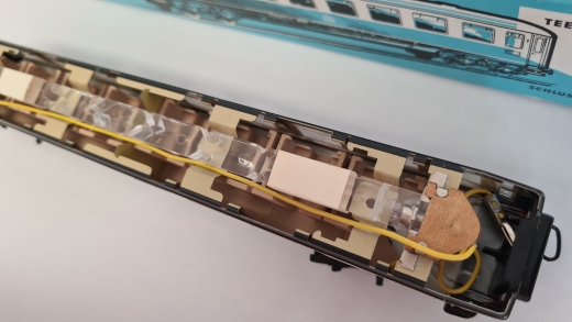 Inneneinrichtung für Märklin 4055 (4059 LED): DB TEE Abteilwagen
