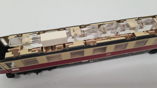 Inneneinrichtung für Märklin 4059: DB TEE Abteilwagen m. Schlusslicht