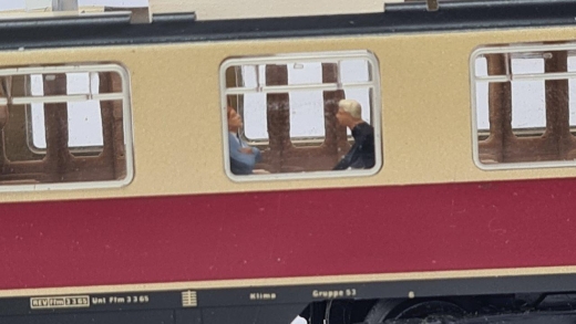 Inneneinrichtung für Märklin 4059: DB TEE Abteilwagen m. Schlusslicht