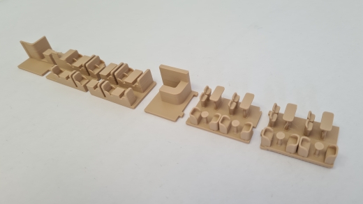 Inneneinrichtung für Märklin 4058: DB TEE Barwagen