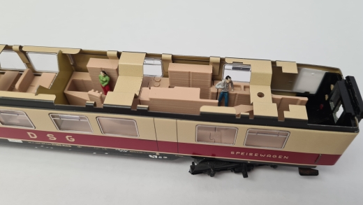 Inneneinrichtung für Märklin 4057: DB TEE Speisewagen