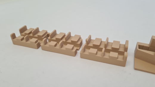 Inneneinrichtung für Märklin 4057: DB TEE Speisewagen