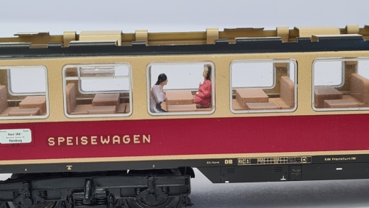 Inneneinrichtung für Märklin 4057: DB TEE Speisewagen