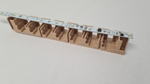 Inneneinrichtung für Märklin 4070 4071: RAm TEE Abteilwagen (LED-Leiste)