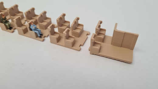 Inneneinrichtung für Märklin 4056: DB TEE Grossraumwagen