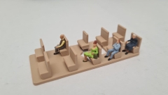 Inneneinrichtung für Märklin 4107: Privatbahn-Personenwagen (3er Set)