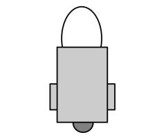 LED-Leuchtmittel (Ersatz für 600150) BA5S 19V