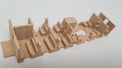 Inneneinrichtung für Märklin 4080: DB Umbauwagen 2. Klasse mit Gepäckabteil