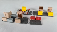 Inneneinrichtung für Märklin 4026 4044 40541 Primex 4009: DB Gepäckwagen Mehrfarbig